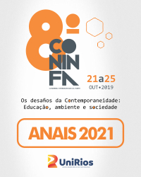 					Visualizar v. 1 n. 01 (2021): ANAIS DO 8º CONINFA – CONGRESSO INTERDISCIPLINAR DA FASETE
				